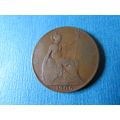 1906 EDWARD VII ONE PENNY FREE POST.