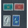 Luxembourg stamps. 1963 Europa, Fishing Champio...