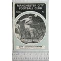 1973 programme Manchester City v. Sheffield United