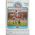 1976 programme Manchester City v. Queens Park R...