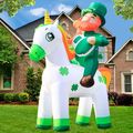 Domkom St. Patricks Day Inflatable Decorations,...