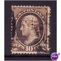 USA 1879 SG 189 10c BROWN FINE USED