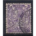 GB 1912 - 24 KGV 3d Violet used stamp WMK 100. ...