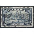 Canada 1933 SG331 5c Blue Steamboat Good Used.