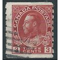 Canada 1925 SG258b 3c Carmine Die II Imperf x P...