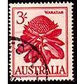 Australia 1959 Flowers 3/- Used Stamp..