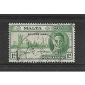 Malta.SG232 1d Green.Fine Used.July19