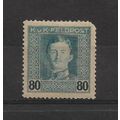 Austro-Hungarian Military Post.SG63 80h Emperor...
