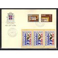 FDC Cover Island Stamps/2 Stickers/3 (Cachet-U/...