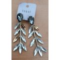 Coast Burlington Earrings Gold Silver Colour Le...