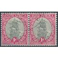 Union Definitive: 1d Pair - South Africa 1934 -...
