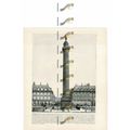 Vendome Column, Paris, France, Book Illustratio...