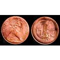 Australia One Cent 1971 Used Coin Possum Queen ...