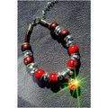 Leatherette Bracelet Disco Ball Charm European ...