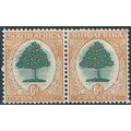 South Africa 1931 SG47 6d Green & Orange PAIR M...