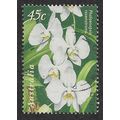 AUS 1998 45c 'JOINT ISSUE WITH SINGAPORE- ORCHI...