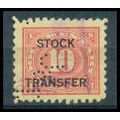 Used RD27 10c Stock Transfer Very Fine WA2337