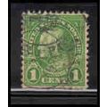 Used 632 1c Benjamin Franklin Fine KA7190