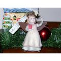 Vintage Hallmark 5.5" Porcelain Christmas Angel...