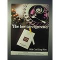 1978 Silk Cut Cigarette Ad - The Low Tar Cigarette