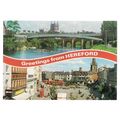 multiview, HEREFORD unused vintage postcard by ...