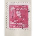 Canada 1951 Prime Ministers 4c Rose Carmine Use...