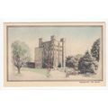 The Castle Rochester Kent Art Postcard Pencilet...