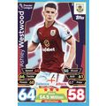 Match Attax 2017/2018 64 Ashley Westwood Burnley