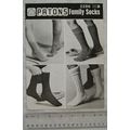 1972 Patons 2286 family socks, 3 ply, 4 ply, DK...