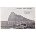 Gibraltar Spanish Customs Aerial Map Real Photo...