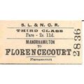 Sligo Leitrim & Northn Cts Rly Edmondson Ticket...