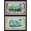Norfolk Schooner Resolution 2v 1975 MNH SG#170-...