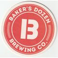 BEER MAT - BAKER'S DOZEN BREWING CO (KETTON) - ...