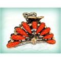 Sale Retro Fashion Brown Crystal Rhinestone Hai...