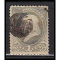 Used 206 1c Benjamin Franklin Fine RA0420