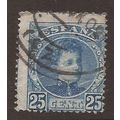 1900s Spain, King Alfonso XIII, 25c blue, Used ...