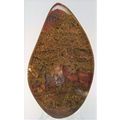 Yellow Moss Agate Freeform Gemstone Cabochon 56