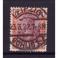 GERMANY 1916 SG 150 1 1/4 M PURPLE AND RED FINE...