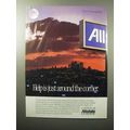 1989 Allstate Insurance Ad - Help is Just Around Corner