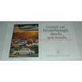 1990 2pg Mercedes-Benz Car Ad - Deeds, Not Words!!