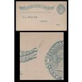 Canada ! #P7 Postal Card USED 1891 Loop Variety...