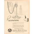 NATIONAL BANK OF TULSA 1953 Resources oil indus...