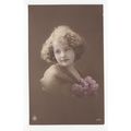 Young Girl Portrait Postcard 2515d