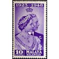 Malaya Kelantan KGVI 1948 Royal Silver Wedding ...