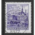 AUSTRIA 1957 BUILDINGS 2s.50 VIOLET DANUBE BRDG...