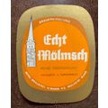 Older German Beer Label 137