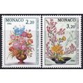 Monaco 1985 SG 1754-5 UMM - Flowers (E-691 (3))