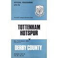 1971/72 Tottenham Hotspur / Spurs vs Derby Coun...