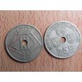 Belgium 1938 25 Centime Belgie (Dutch - Flemish...