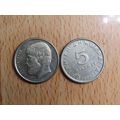 Greece 1992 5 Drachma Coin